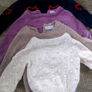 Lot of 3 Sweaters 3-6 month